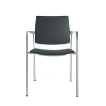 Silla contemporánea / con reposabrazos /...
