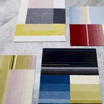 Alfombra contemporánea / multicolor / de...