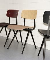 Silla contemporánea / de roble / con base...