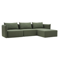 Sofá modular / contemporáneo / de tejido...