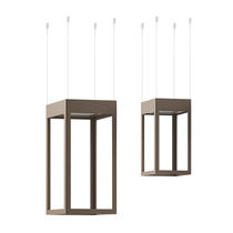 Lámpara suspendida / de aluminio / de acero...