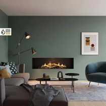 Chimenea de gas / contemporánea / hogar...