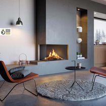 Chimenea de gas / contemporánea / hogar...