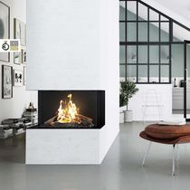 Chimenea de gas / contemporánea / hogar...