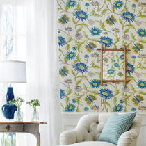 Papel pintado contemporáneo / de flores...