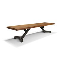 Mesa de comedor contemporánea / de roble...