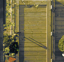 Puerta para jardín de madera - Todos los fabricantes de la arquitectura