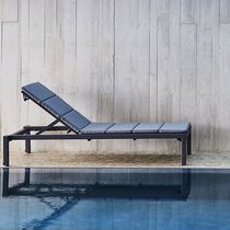 Tumbona contemporánea / de jardín / con...
