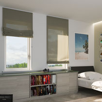 Sistema de apertura para cortinas plegable...