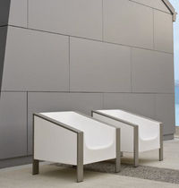 Sillón contemporáneo / de polietileno /...