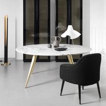 Mesa de comedor contemporánea / de mármol...