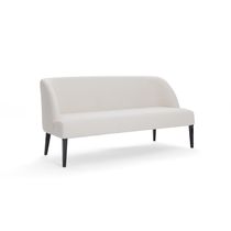 Sofá contemporáneo / blanco / de tejido...