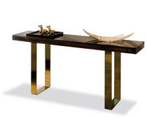Consola moderna / de ébano / rectangular