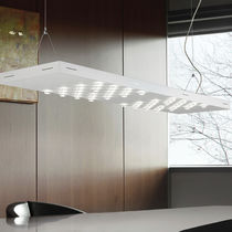 Luminaria suspendida / LED / rectangular...
