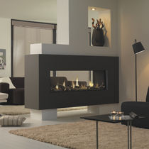 Chimenea de gas / contemporánea / hogar...