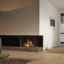 Chimenea de gas / contemporánea / hogar...
