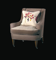 Sillón clásico / de tejido / con ruedas