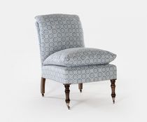 Sillón clásico / de tejido / con ruedas