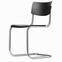 Silla clásica / de tejido / de cuero / con...