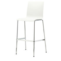 Silla de bar contemporánea / tapizada /...