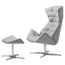 Sillón contemporáneo / de tejido / de acero...
