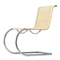 Silla de diseño Bauhaus / de cuero / de...