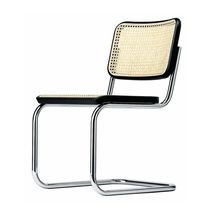 Silla de diseño Bauhaus / de tejido / de...