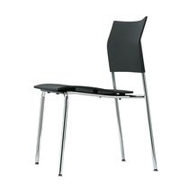 Silla de visita contemporánea / de acero...