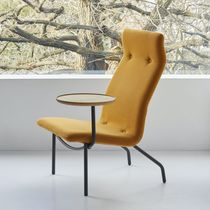 Sillón contemporáneo / de tejido / con respaldo...