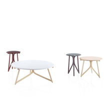 Mesa de centro contemporánea / de madera...