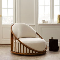 Sillón contemporáneo / de tejido / de ratán...