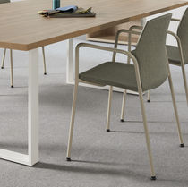 Silla contemporánea / de tejido / de cuero...