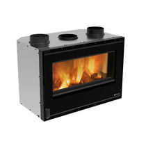 Chimenea insertable de leña