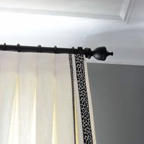 Barra para cortina de madera - Todos los fabricantes de la arquitectura