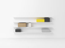 Estantería mural / contemporánea / de MDF
