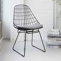 Silla contemporánea / de acero / patín