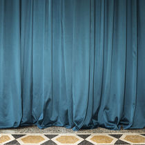 Tela para cortinas / de color liso / de...