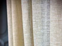Tela para cortinas / de color liso / de...