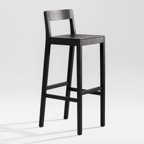 Silla de bar contemporánea / de roble /...