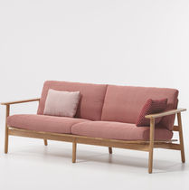 Sofá contemporáneo / de jardín / gris /...