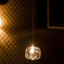 Lámpara suspendida / de cristal / contemporánea...