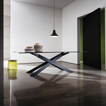 Mesa de comedor contemporánea / de roble...