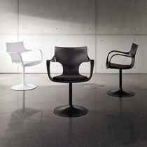 Silla contemporánea / con reposabrazos /...