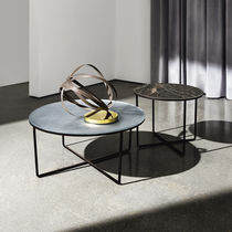 Mesa de centro contemporánea / de vidrio...