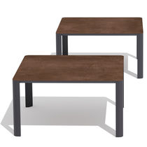 Mesa de comedor contemporánea / de teca...