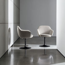 Silla contemporánea / de tejido / de cuero...