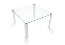 Mesa de comedor contemporánea / de vidrio...