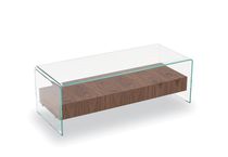 Mesa de centro contemporánea / de vidrio...
