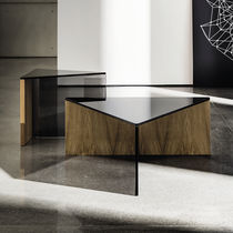 Mesa de centro contemporánea / de madera...