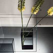 Florero contemporáneo / de vidrio